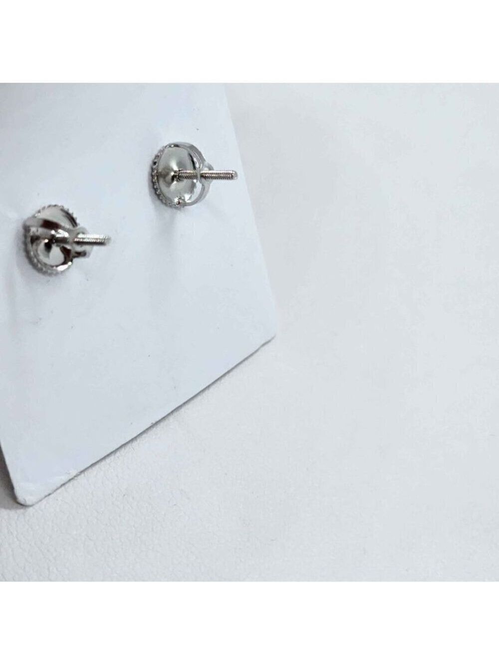 Brand New   Sterling Silver 925 Square  Design Earrings - Picture 4 of 4